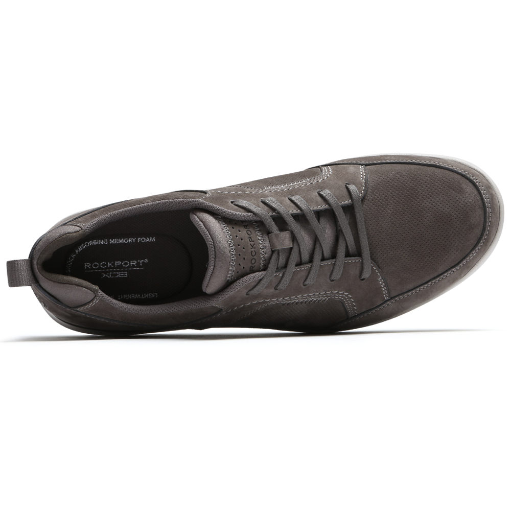 Rockport Singapore Mens Sneakers - City Edge Lace-Up Dark Grey - AZ3812504